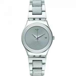 Image of Ladies Swatch Classy Silver Watch