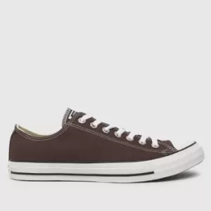 Image of Converse All Star Ox Trainers In Brown