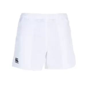 image of Canterbury Mens Professional Polyester Shorts (L) (White)