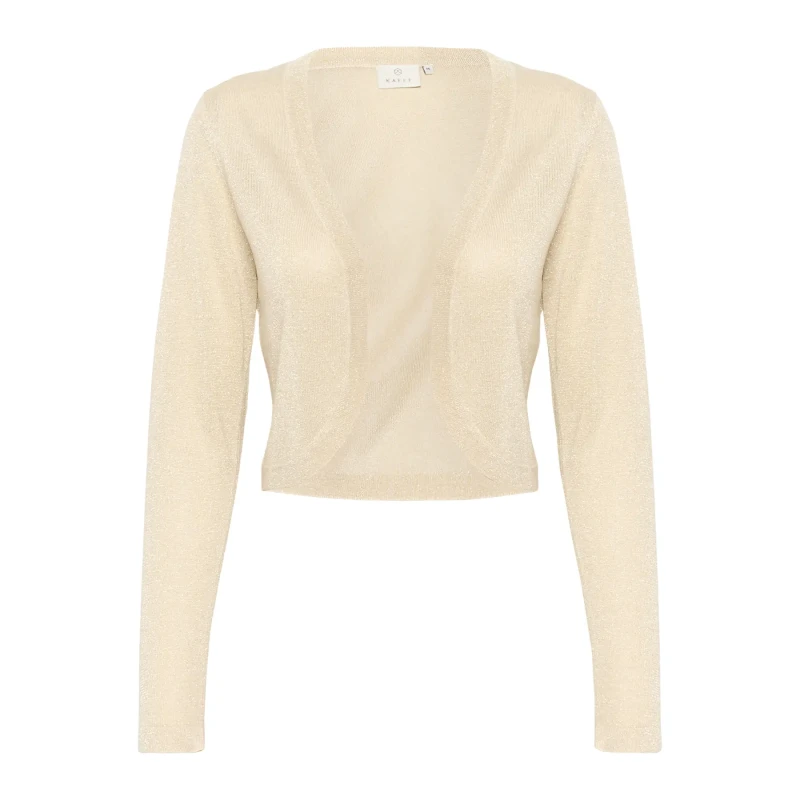 Image of Kaffe Womens cardigan KAFFE Ankra Beige Female 2XL 10504569-131106