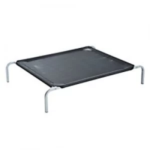 Image of PawHut Pet Bed Black, Silver 580 mm x 890 mm x 200 mm