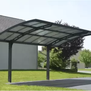 Image of Palram - Canopia Arizona Wave Carport - Grey