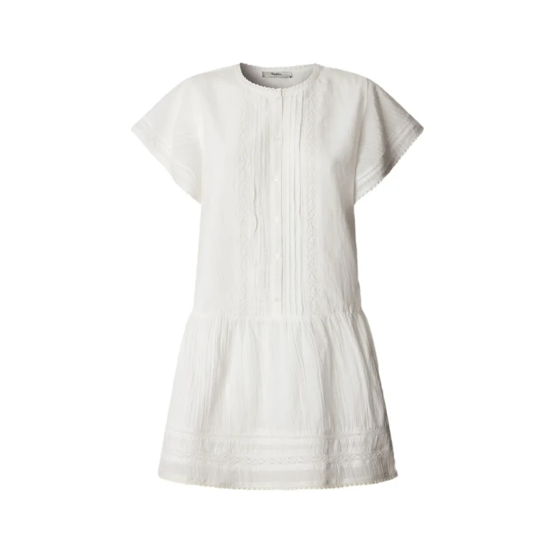 Image of Pepe Jeans Womens dress Pepe Jeans Destin Blanc Female XL