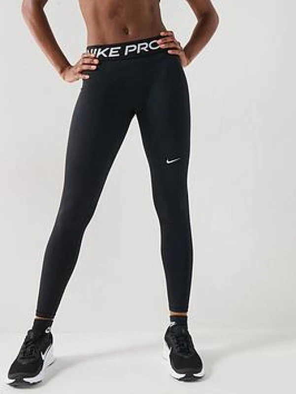 Image of Nike Womens Performance Gym Legging - Black Female 14
