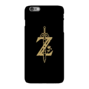 image of Nintendo The Legend Of Zelda Master Sword Phone Case - iPhone 6 Plus - Snap Case - Matte