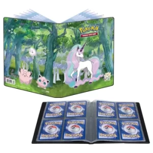 image of Ultra Pro Pokemon Enchanted Glade 4-Pocket Trading Card Portfolio