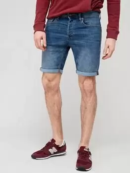 Image of Jack & Jones Rick Original Denim Shorts - Blue Size M, Men