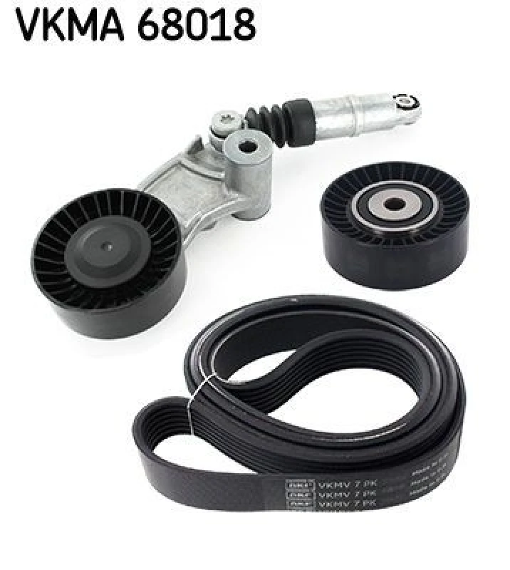 Image of SKF V-Ribbed Belt Set SKF VKMA 68018