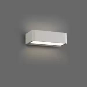 image of Takua Integrated LED Up Down Lighter Outdoor Wall Light White, 3000K, IP65