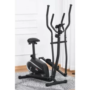 Image of HOMCOM Magnetic Exercise Training Bike with LCD Display