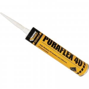 Image of Everbuild Puraflex 40 Industrial PU Sealant White