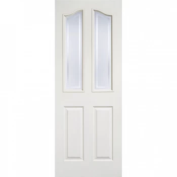 Image of LPD Mayfair White Primed 2 Light Glazed Internal Door - 1981mm x 686mm (78 inch x 27 inch)