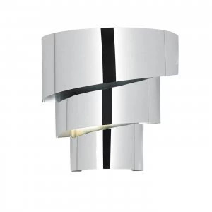 Image of 1 Light Indoor Wall Light Chrome, E14