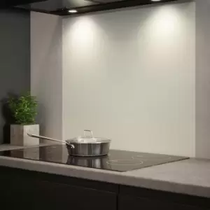 image of Matt White Glass Kitchen Splashback 900mm X 750mm