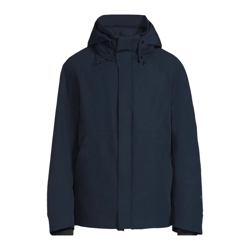 Image of Krakatau Short waterproof winter puffer jacket Krakatau Weryk Bleu Male M