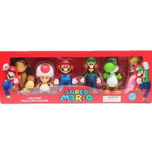 image of Super Mario Large Figure Special 6 Pack Collection