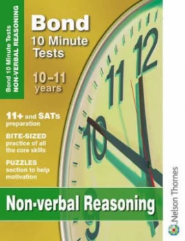 Image of Bond 10 Minute Tests 10 - 11 Years Non-Verbal Reasoning by Alison Primrose Paperback