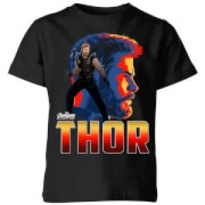 Image of Avengers Thor Kids T-Shirt - Black - 11-12 Years