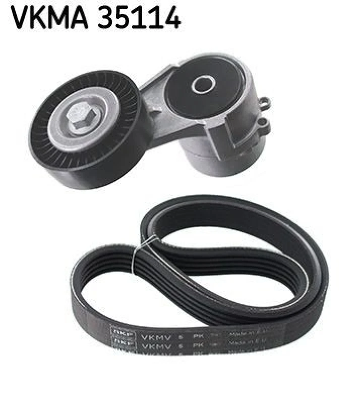 Image of SKF V-Ribbed Belt Set SKF VKMA 35114