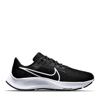 Image of Nike Air Zoom Pegasus 38 Womens Running Shoe - Black/White