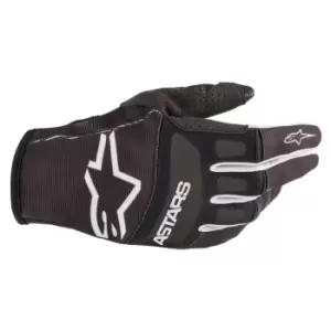 Image of Alpinestars Techstar Gloves Black White XL
