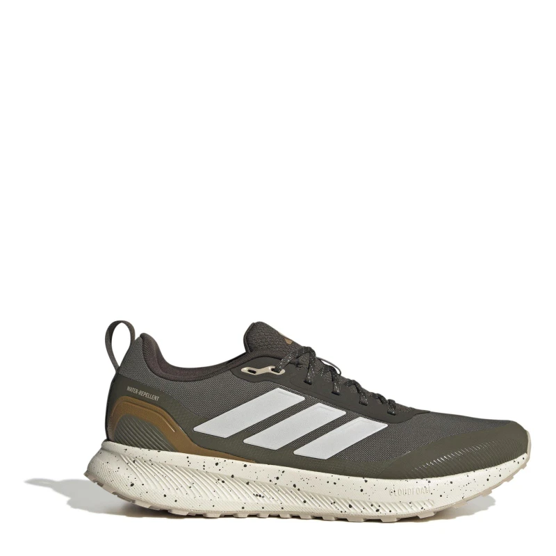 Image of adidas Runfalcon 5 TR Running Shoes mens Olive/White male 7 (40.7)
