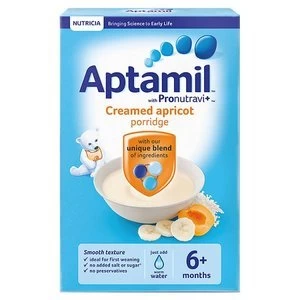 image of Aptamil Creamed Apricot Porridge 125g