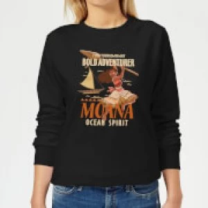 image of Moana Find Your Own Way Womens Sweatshirt - Black