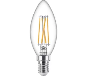 Image of Philips 4.5W LED Candle E14 SES Warm White Dimmable - 78021000