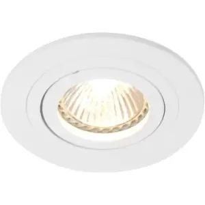 image of Sienna Lighting - Sienna Pelite Spot Recessed Spotlight White Matt