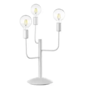 Image of Onli Mantis 3 Light Table Lamp, White
