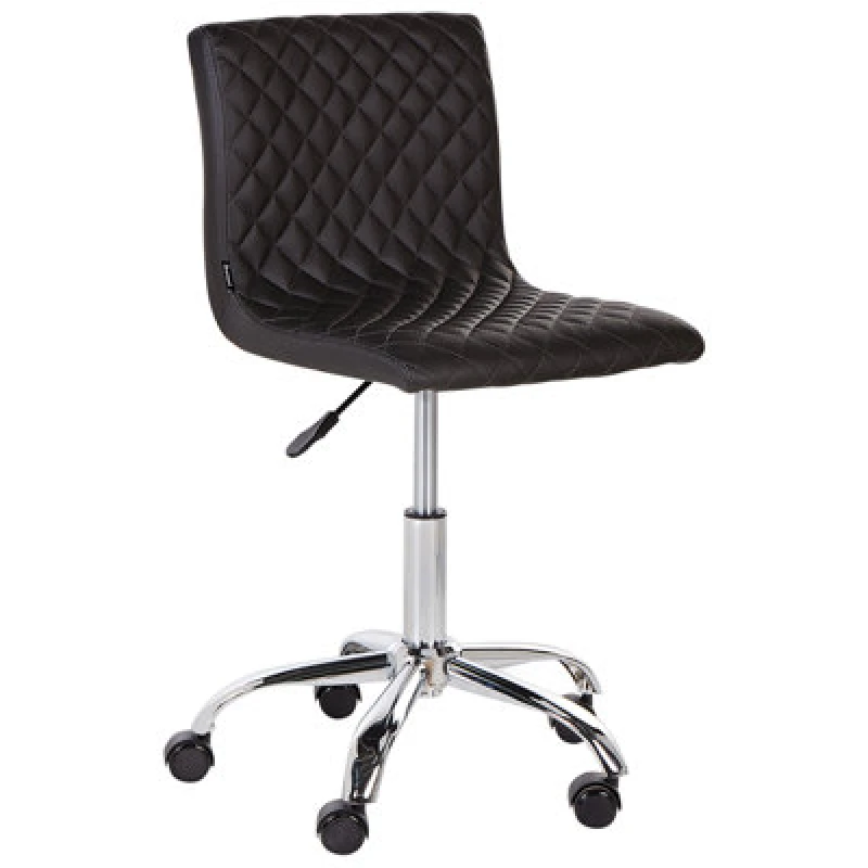 Image of Beliani Desk Chair Orlando Faux Leather Black