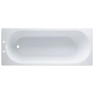 image of Cooke Lewis Shaftesbury Supercast acrylic Rectangular Straight Bath L1700mm W700mm