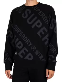 Image of Code CL AOP Sweatshirt