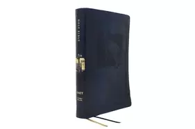 Image of net bible thinline art edition large print leathersoft blue comfort print h