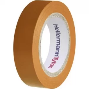Image of HellermannTyton HelaTape Flex 15 710-00110 Electrical tape HelaTape Flex 15 Orange (L x W) 10 m x 15mm