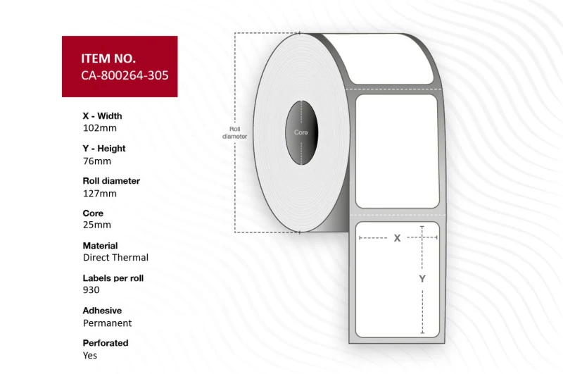 Image of CAPTURE Lel 102 x 76mm. Core 25mm.