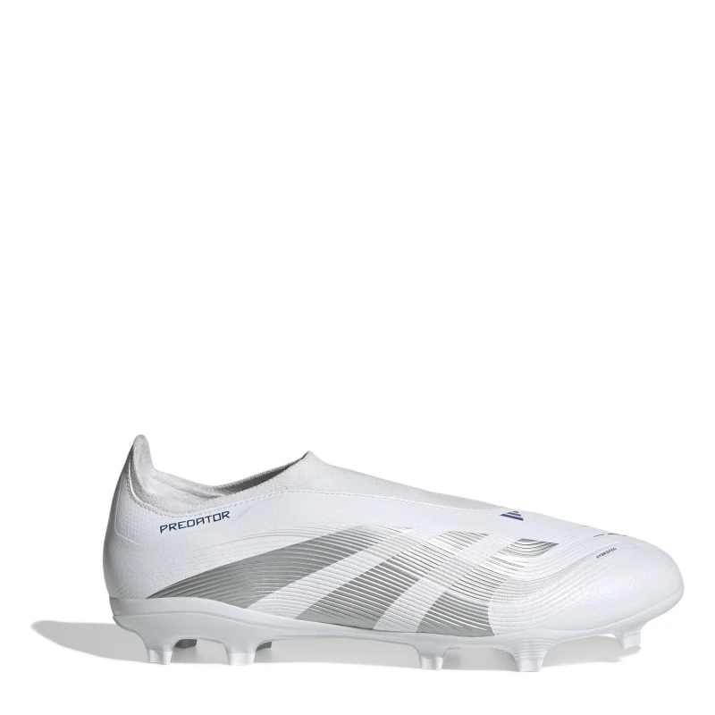 Image of adidas Predator League Laceless Firm Ground Football Boots - White White 9