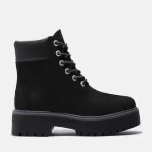 Image of Stone Street Timberland Premium Platform Boot For Her In Black Black, Size 3.5