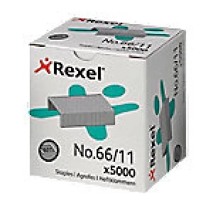 image of Rexel Staples No. 66/11 Pack of 5000 Staples