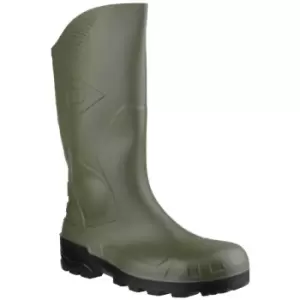 Image of Dunlop Devon Full Safety Wellington Green/Black - 10.5
