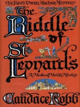 Image of The Riddle of St Leonards by Candace M Robb Hardback