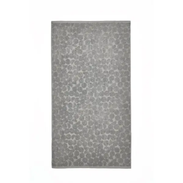 image of Fusion Ingo Geometric Jacquard 100% Cotton 550gsm Bath Towel, Grey - Fusion ICLGYUXPCU