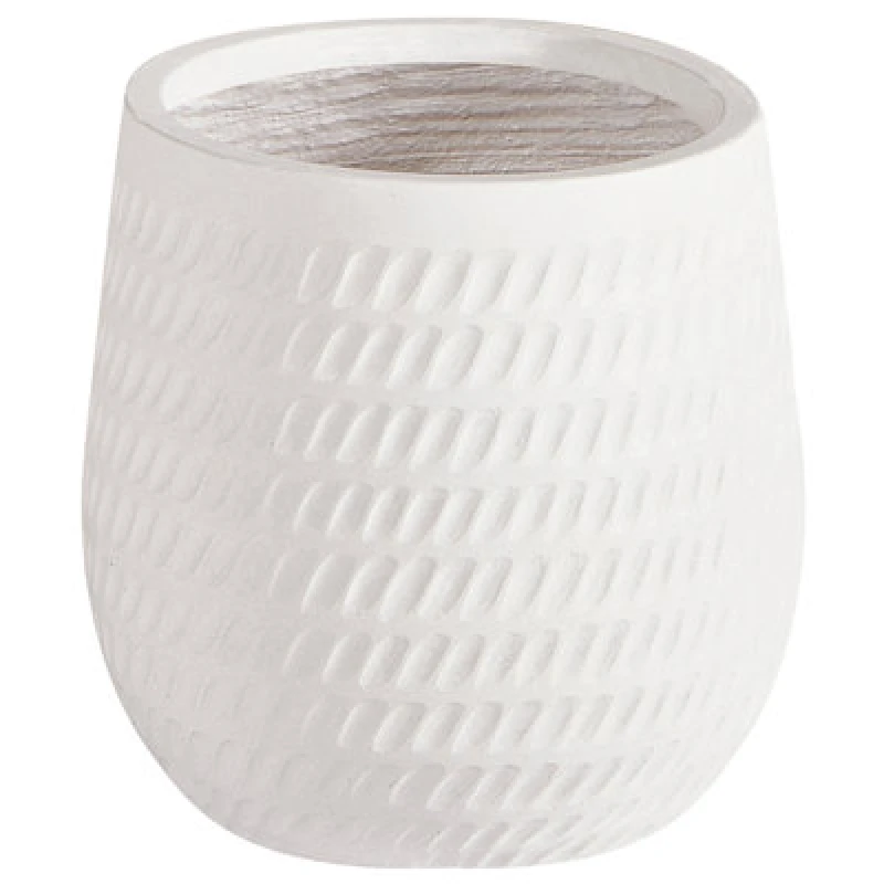 Image of Beliani Plant Pot Livadia 19cm Off-White