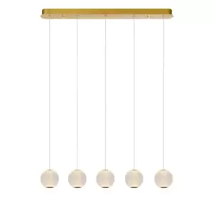 Image of Cintra Modern Bar Pendant Light - LED - 5x4,7W 2700K - Transparant