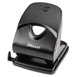 Image of Rexel Value 2 Hole 40 Sheet Metal Punch Black