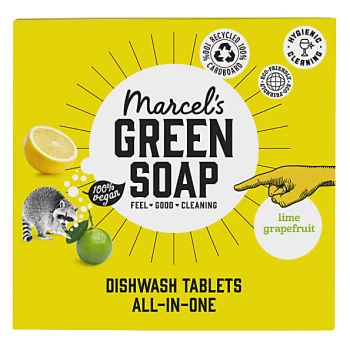 image of Marcel's Green Soap Dishwasher Tablets Grapefruit & Lime