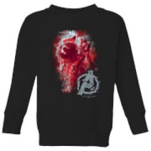 Image of Avengers Endgame Rocket Brushed Kids Sweatshirt - Black - 11-12 Years