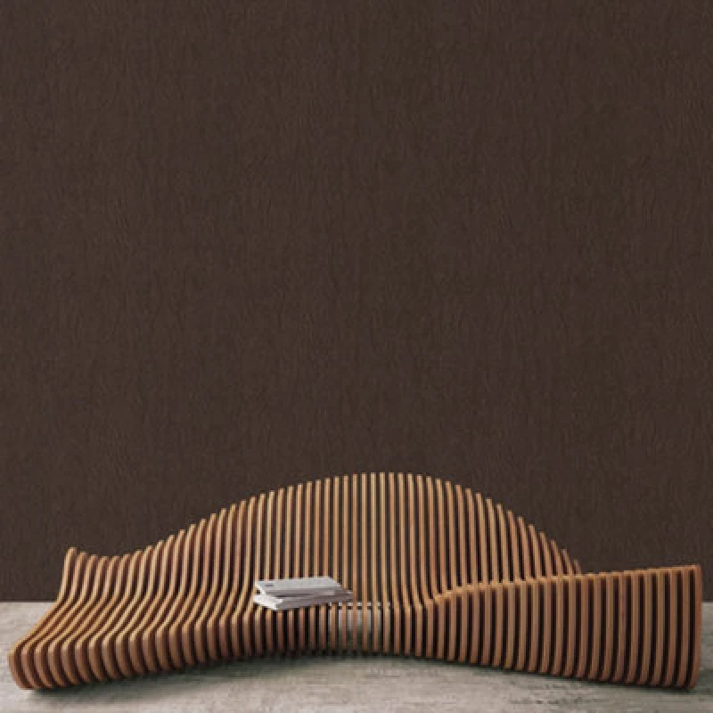 Image of Galerie Ambiance Bronze Brown Leaf Emboss Embossed Wallpaper