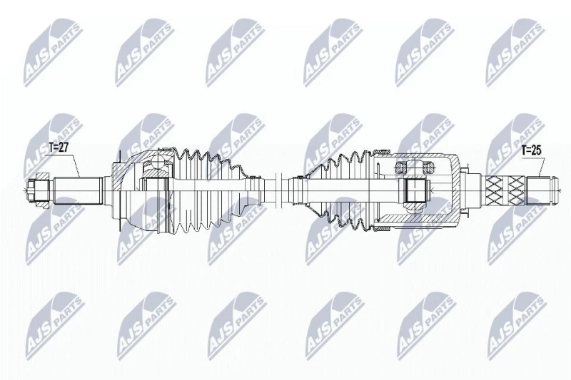 Image of NTY Drive shaft NTY NPW-SB-015